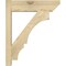 Ekena Millwork Balboa Slat Rough Sawn Outlooker, Douglas Fir, 6"W x 20"D x 24"H OUT06X20X24BOA06RDF - alternate 3